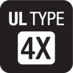 Type m-seal KV (version matière plastique) Type4X-Approbation