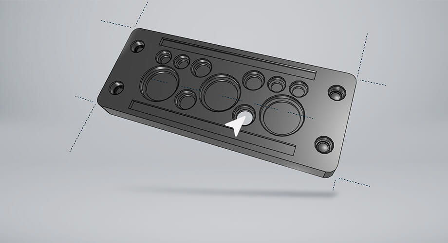 Configurador de entradas de cables para cables sin conectores